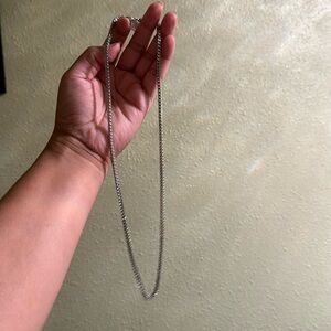 Silver necklace 24 inches